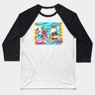 Puella Magi Pointy Weasels Baseball T-Shirt